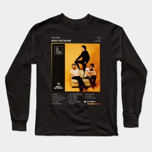 The Cribs - Night Network Tracklist Album Long Sleeve T-Shirt